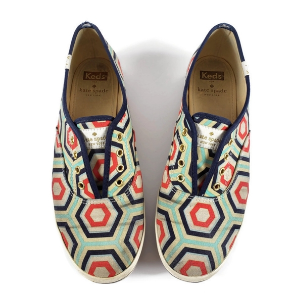 kate spade Shoes - Kate Spade Keds in graphic print size 8